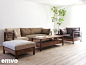 emvo 日式家具 北欧风格 水曲柳 沙发