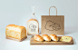 bakery branding  bread design logo package brand identity ILLUSTRATION  Packaging