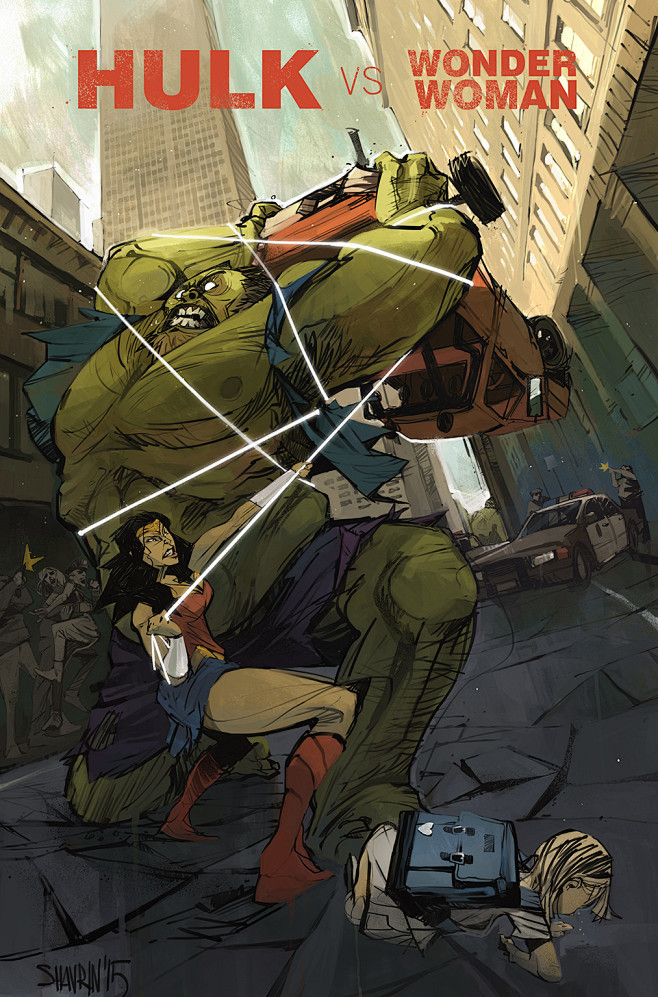 HULK vs WONDER WOMAN...