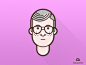 The Nerd - From the Set Of Material Design Flat Avatars