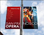 旧金山歌剧院(San Francisco Opera)道旗设计