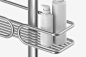 Aluminum Shower Storage : Household brand OXO introduces a new line of bath storage with their first venture utilizing rust-proof anodized aluminum. Engaging with factories to understand costs and capabilities, strategizing market positioning, and conduct