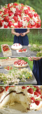 [DIY甜草莓，野花香，田园 蛋糕DIY……小清晰……重甜美！] 甜草莓，野花香，田园 蛋糕DIY……小清晰……重甜美！