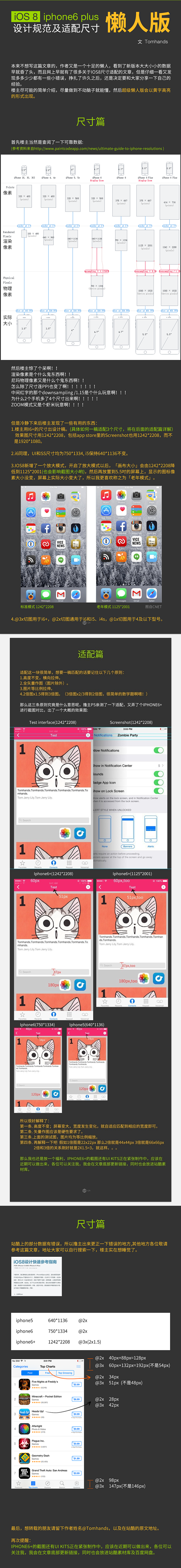 ios8iphone6plus 设计规范...