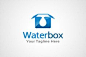 Water Box Logo Template by gunaonedesign on Creative Market