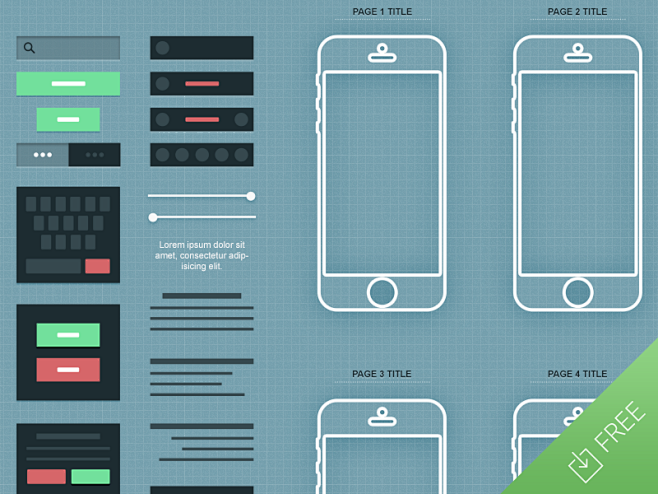 iPhone App Wireframe...