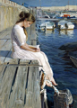 Water, boats, a book and sunshine. Ahhhhhhh.  Vladimir Volegov / Simerenya (volegov.com)