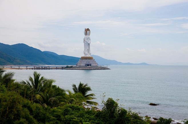 三亚南山海上观音图片