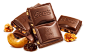 Chocolate : Realistic digital illustrations of chocolate created from existing products, pre-production samples or artwork and desriptions. Created for a range of use from product packaging, POS to large advertising posters.