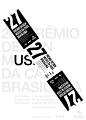 #发现字体之美# 国外创意海报设计作品欣赏！  by- 巴西设计师 Thiago Lacaz ​​​​
