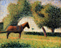 《马车》（the horse and cart）
创作于1882-1884年，现收藏于所罗门古根海姆博物馆（美国纽约）。