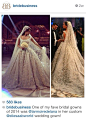 WEDDING DRESSES: Elie Saab dress: