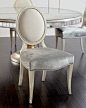 John-Richard Collection Gwyneth Dining Chair & Lisandra Round Table