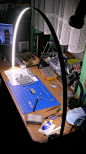 Model Painter Truly Re-Thinks the LED Task Lamp - Core77 #DeskLamp
