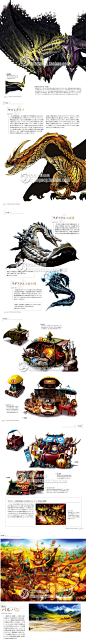 怪物猎人4大全 画集 CG设定 游戏 动漫 资料 原画 图集 高清绘画-淘宝网