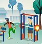 Work for Malmö Folkets Park : Illustrations for Malmö Folkets Park as part of a new strategic plan.