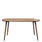 纯实木 原木 餐桌 大桌 桌子 中合系列素元木作设计师品牌