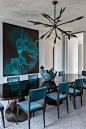 Dining room design by Damien Langlois-Meurinne