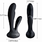 Amazon.com: BOMB EX Rabbit Vibrator- Vaginal & Clitoral Vibrating Dildo - Silicone Vibe for Women & Couples, Rechargeable & Waterproof Stimulator with 10 Vibration Modes, Matte Black: Health & Personal Care