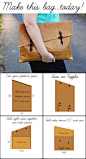 Oversized Asymmetrical Clutch Tutorial. @Luiza Futuro Futuro Futuro Futuro I would love it if you pinned this!