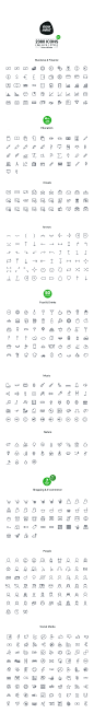 Icons Mind : An enormous pack of 2,086 easily customizable vector icons for iOS, Web & Android.