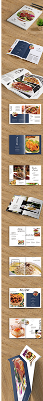 私房菜餐饮画册模板下载_私房菜餐饮画册宣传册模板-棒图网