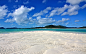 General 3360x2100 photography nature landscape white sand beach sea island clouds summer Australia