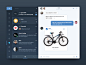 Chat/Messaging UI Inspiration — Muzli -Design Inspiration — Medium : via Muzli