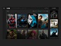 Movie/Cinema UI Inspiration — Muzli -Design Inspiration : via Muzli