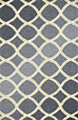 Loloi Rugs Venice Beach Collection Charcoal/Lime, 3'6"x5'6" contemporary-area-rugs#地毯#
