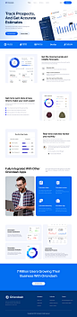 Oriondash - CRM Software Website by Larry for Columbus on Dribbble