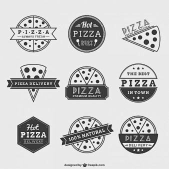 #披萨logo#Pack de insi...