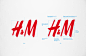 H&M企业VI视觉识别系统设计欣赏，来源自黄蜂网http://woofeng.cn/