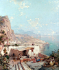 风景油画 | 奥地利画家-弗朗茨·理查德·翁特贝格尔