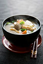 Tonjiru - Japanese pork & vegetablesmiso soup ..