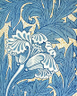 'Tulip' textile design by William Morris, produced by Morris & Co in 1875.: 