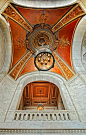 New York Public Library Ornate Ceiling