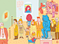 illo for gallery about Surrealistic Everyday Life on Behance