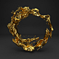 Golden Forms : Cinema 4D - Case Gold Texture