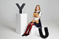 YULA girls' tights : YULA is the new brand of high quality tights which are made in according with the latest technologies and fashion trends.Rolling.Design studio developed visual identity for YULA brand which includes: logotype, packaging, paper bag and