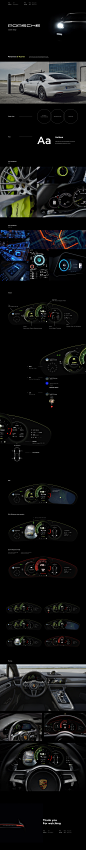 cluster hmi Porsche hybrid graphic