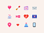 Valentine's Day: Animated icons love potion romantic place heart balloon location romance color icons icons pack animated icons wedding cake wedding invite ticket cupid arrow love letter love wedding cupid valentines day valentine day heart
