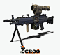 【新提醒】【M249 美式轻机枪】CG模型，带高端瞄准镜机械武器CG模型CG帮美术资源网 -