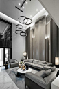 Grey seating area   #seatingarea #design #moderndesign http://www.ironageoffice.com/