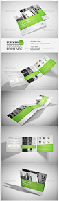 Print Templates - Business Square Tri-fold Brochure | GraphicRiver