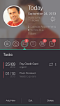 Organiser Calendar App Design for iPhone on Behance