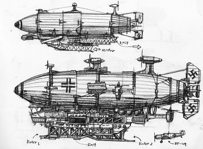 WWII Zeppelin Aircra...