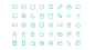 32 pixel line icons