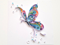 Quilling Butterfly Growing up Paper Art  Wall image 2