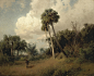 Hermann_Herzog_-_A_Hunter_among_Windswept_Palms_and_Passing_Clouds.jpg (2799×2278)